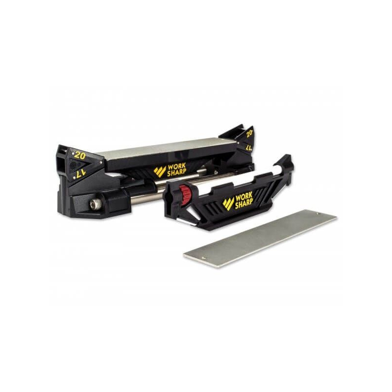 Sistema de afiação guiada por afiação afiada de trabalho