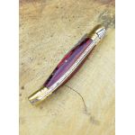 Damascus Steel Laguiole Style Knife