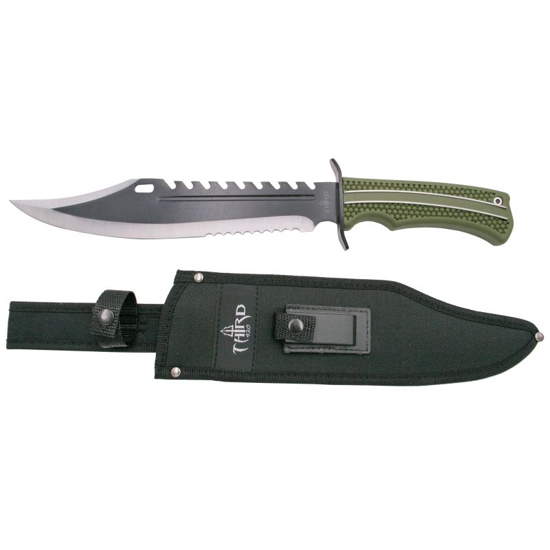 Coltello Tattico Third manico in ABS verde