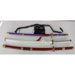 Pack 3 Katanas of Zoro with Belt