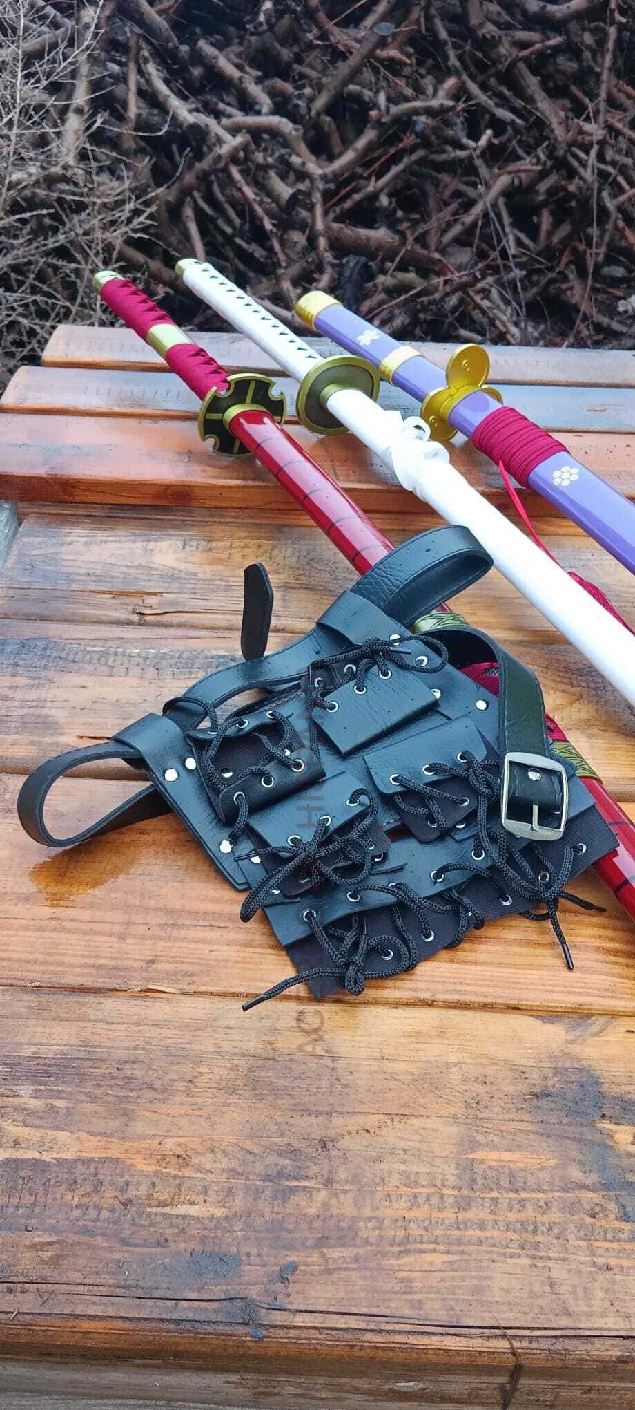 Pack 3 Katanas de Zoro con Cinturón
