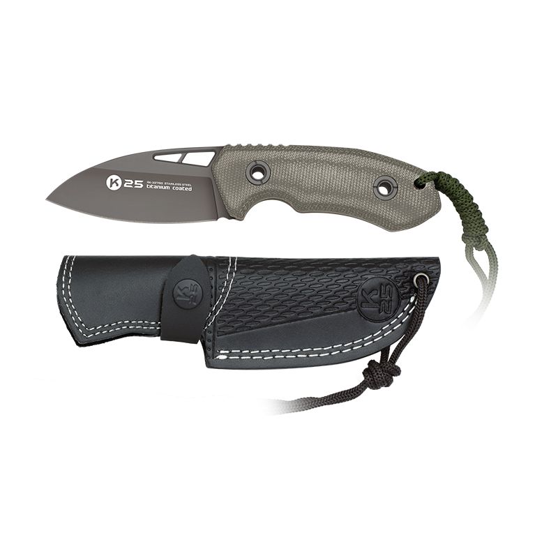 Micarta K25 Faca Auxiliar