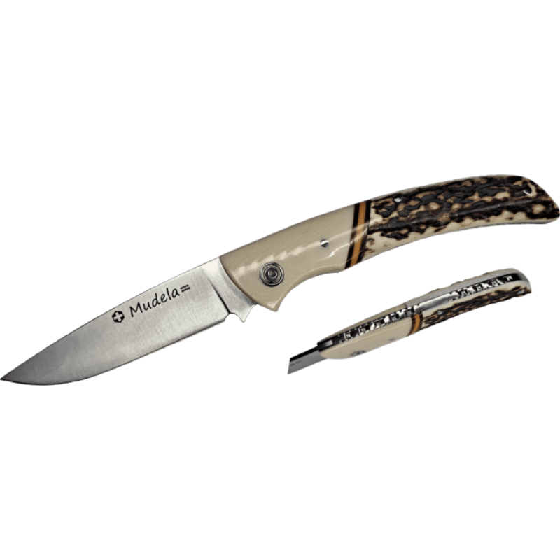COLTELLO MUDELA AL "CORNO DI BANDIERA" – Pistone – 84mm