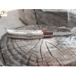 STAG HORN 8 CM LOCK-BACK FOLDING KNIFE BLACKWOOD BOLSTER AND STAINLESS BLADE