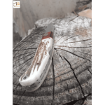 STAG HORN 8 CM LOCK-BACK FOLDING KNIFE BLACKWOOD BOLSTER AND STAINLESS BLADE