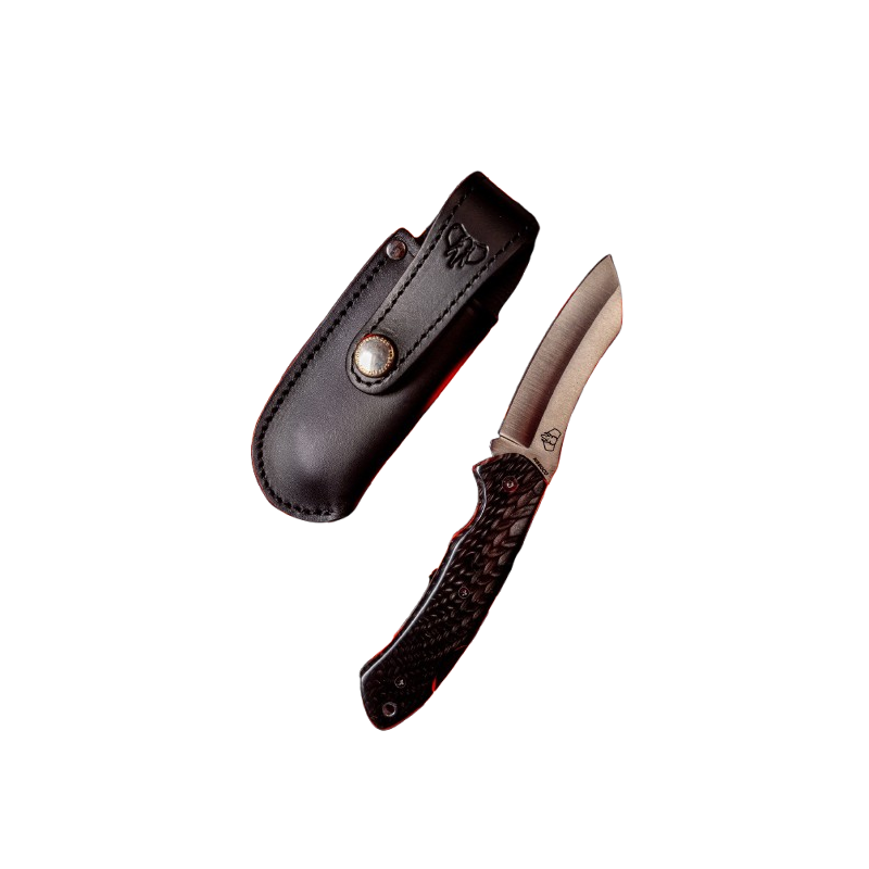 CUDEMAN TUNDRA 346-JNF JUMA SCHWARZES MESSER MIT SCHEIDE