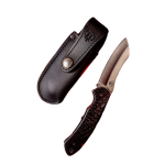 CUDEMAN PENKNIFE TUNDRA 346-JNF BLACK JUMA WITH SHEATH