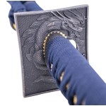 Functional Katana Damascus Blue