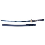 Funktionelle Katana Damast Blau