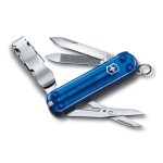 Victorinox Nail Clip 580 Pocket knife, Translucent Blue, 65mm, 8 Uses
