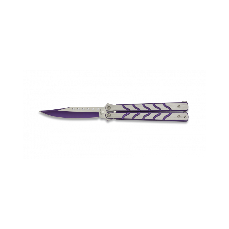 Albainox Coltello a ventaglio viola. H 9.5