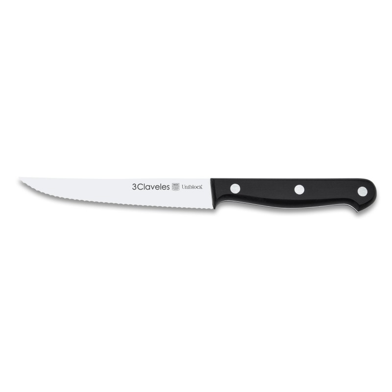 CUCHILLO CHULETERO UNIBLOCK 3 Claveles