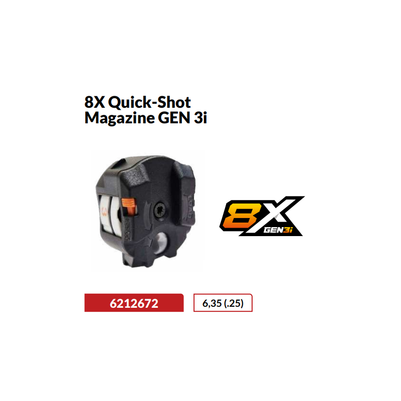 Gen3i 8X 6,35 mm Gamo Ladegerät