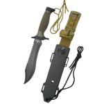 Cuchillo Táctico Bowie Hoja Negra