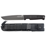 Cuchillo táctico K25 puño goma negra