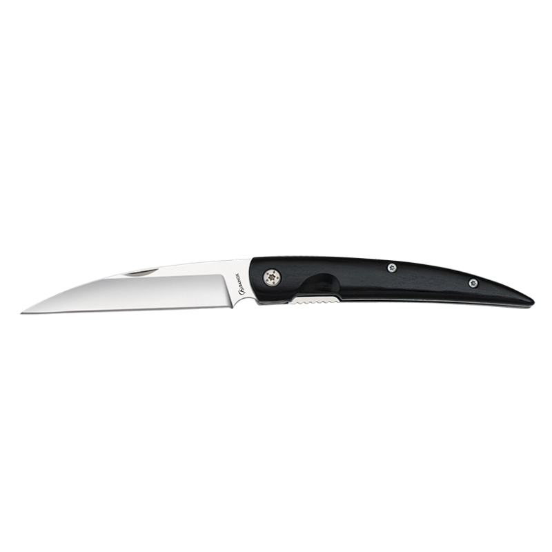 Coltello Albainox stamina nero H. 8,6 cm