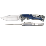 ALBAINOX stamina Couteau de poche bleu H : 10 cm