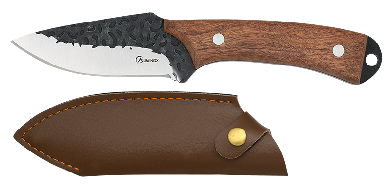 Couteau de chasse Albainox en bois naturel