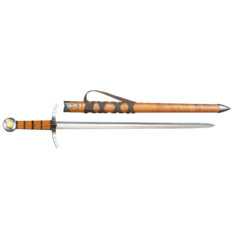 Épée Albinox Tole Brown 10 Croix du Templier