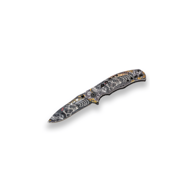 Fantasy Totenkopf Messer Klinge: 8,5 cm