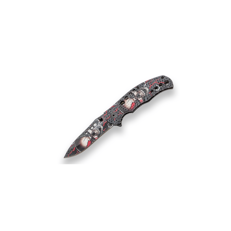 RED SKULL KNIFE