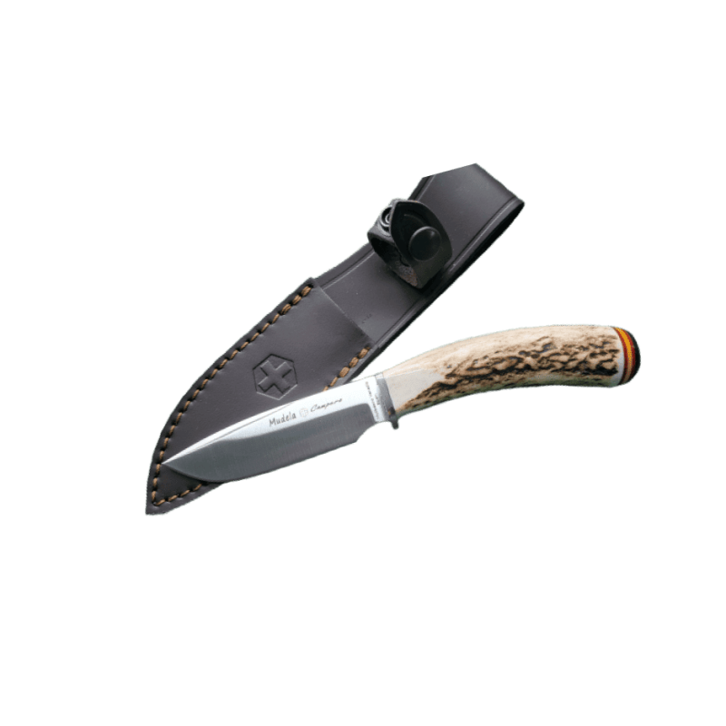 Couteau Mudela Flag Deer Antler - Lame : 9,5 cm