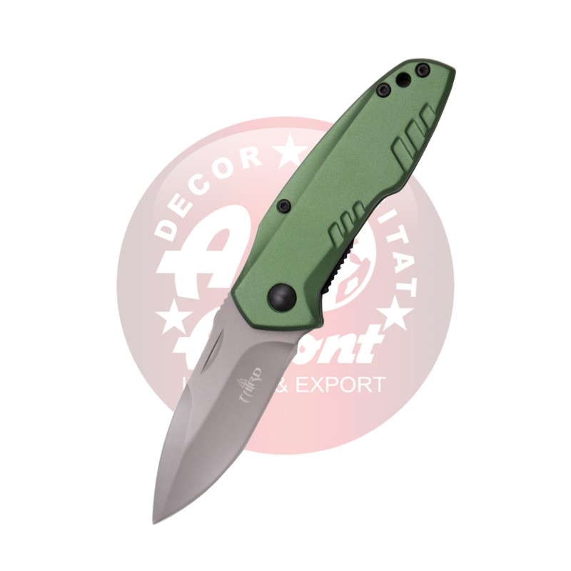 Green Aluminum Pocket Knife
