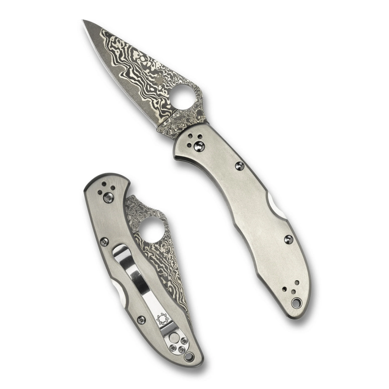Navaja Spyderco Delica 4 Damasco