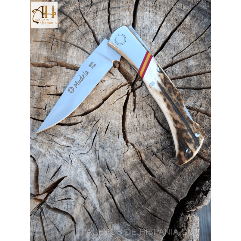 Arte Mudela AM85.7B Deer horn pocket knife