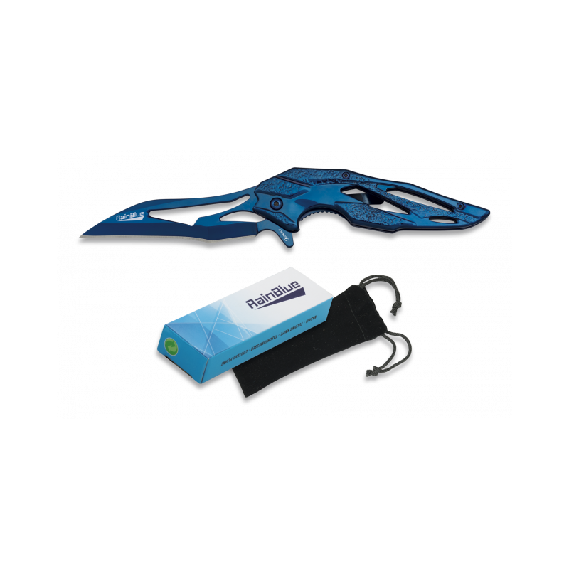 RAINBLUE FOS Taschenmesser. Klinge 9,8 cm