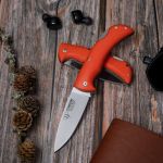 Navaja EDC Cudeman Athenea Naranja