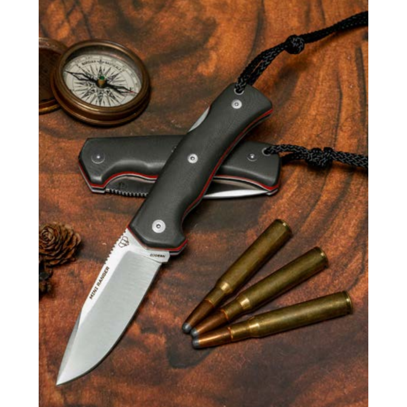 Cudeman Mini Ranger G10 Faca Preto