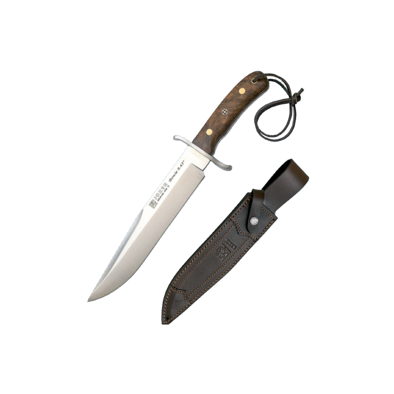 Bowie Joker Messer 9,45" Nussbaum