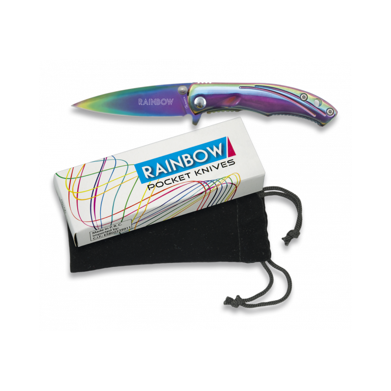 Pocket Knife Rainbow blade 68 cm
