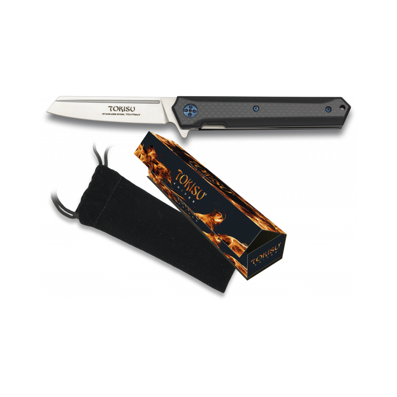 Canivete TOKISU G10. Folha 9 cm.