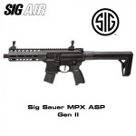 Fucile mitragliatore MPX GEN2 ASP Black Co2 Sig Sauer - 4,5 mm