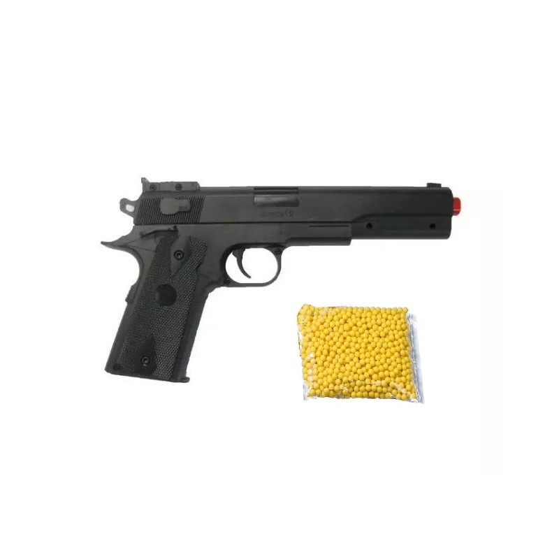 SPRING POWERED PISTOL ABS AIRSOFT