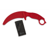 Cuchillo Entrenamiento K25 Rojo. H: 10.6