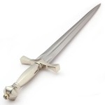 SILVER HILTED DAGGER