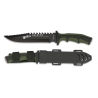 Cuchillo Albainox Soldier verde. H:19cm