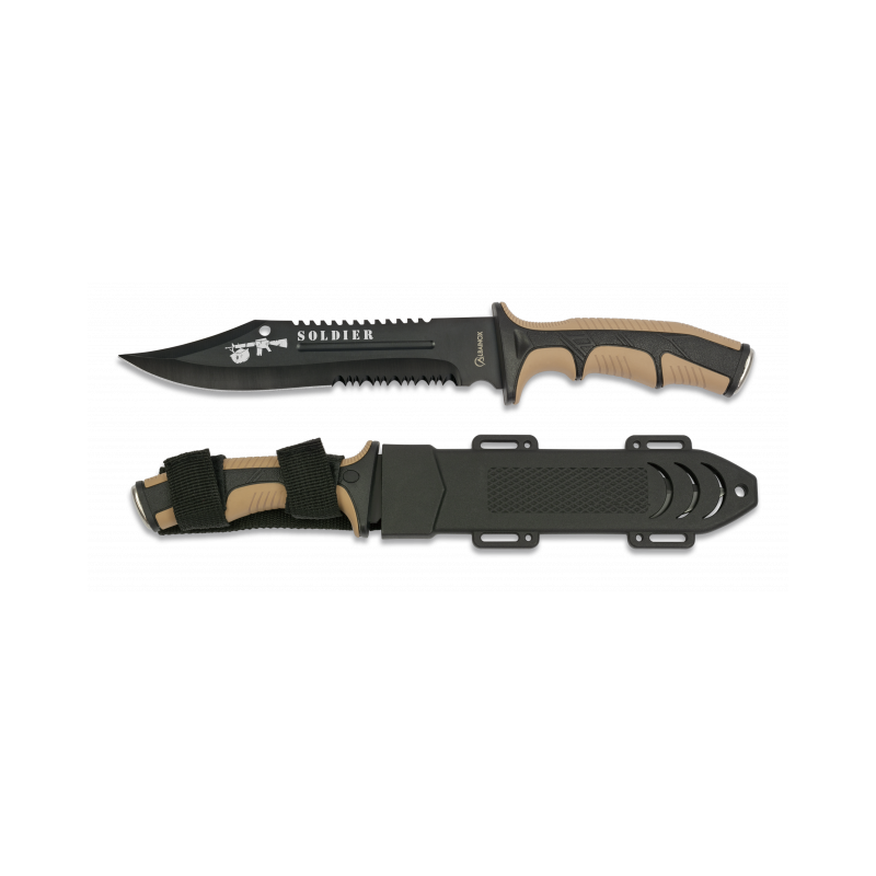 Tactical knife ALBAINOX SOLDIER coyote