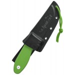 Couteau Schnitzel UNU, pour enfant, vert