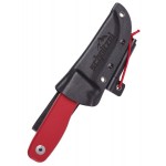 Schnitzel coltello DU, per bambini, rosso