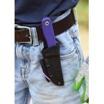 Schnitzel couteau DU, pour enfants, violet