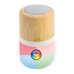 Haut-parleur lumineux en bambou de Turin