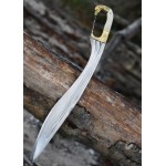 Falcata con manico a testa di cavallo, incl. fodero e coltello, IV-III secolo a.C.