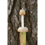 Espada Gladius de Pompeya con vaina y correa de color oscuro