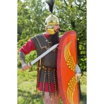 Pompeia Gladius espada com bainha escura e correia