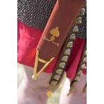 Épée Gladius de Pompéi avec fourreau noir et lanière