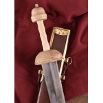 Pompeia Gladius espada com bainha escura e correia